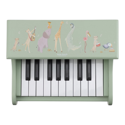 Medinis pianinas - Safari Friends Green