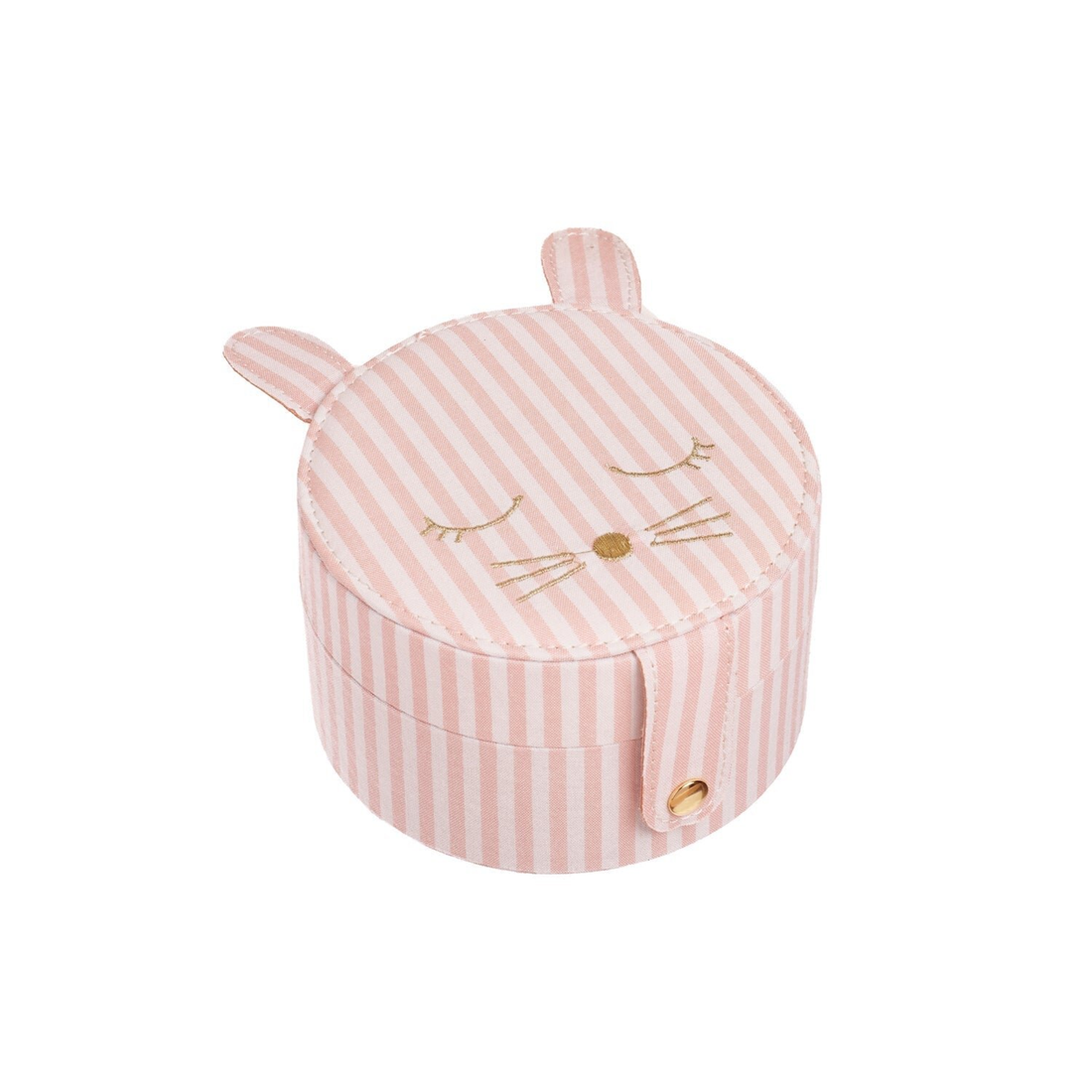 Papuošalų dėžutė - Stripy Bunny Round