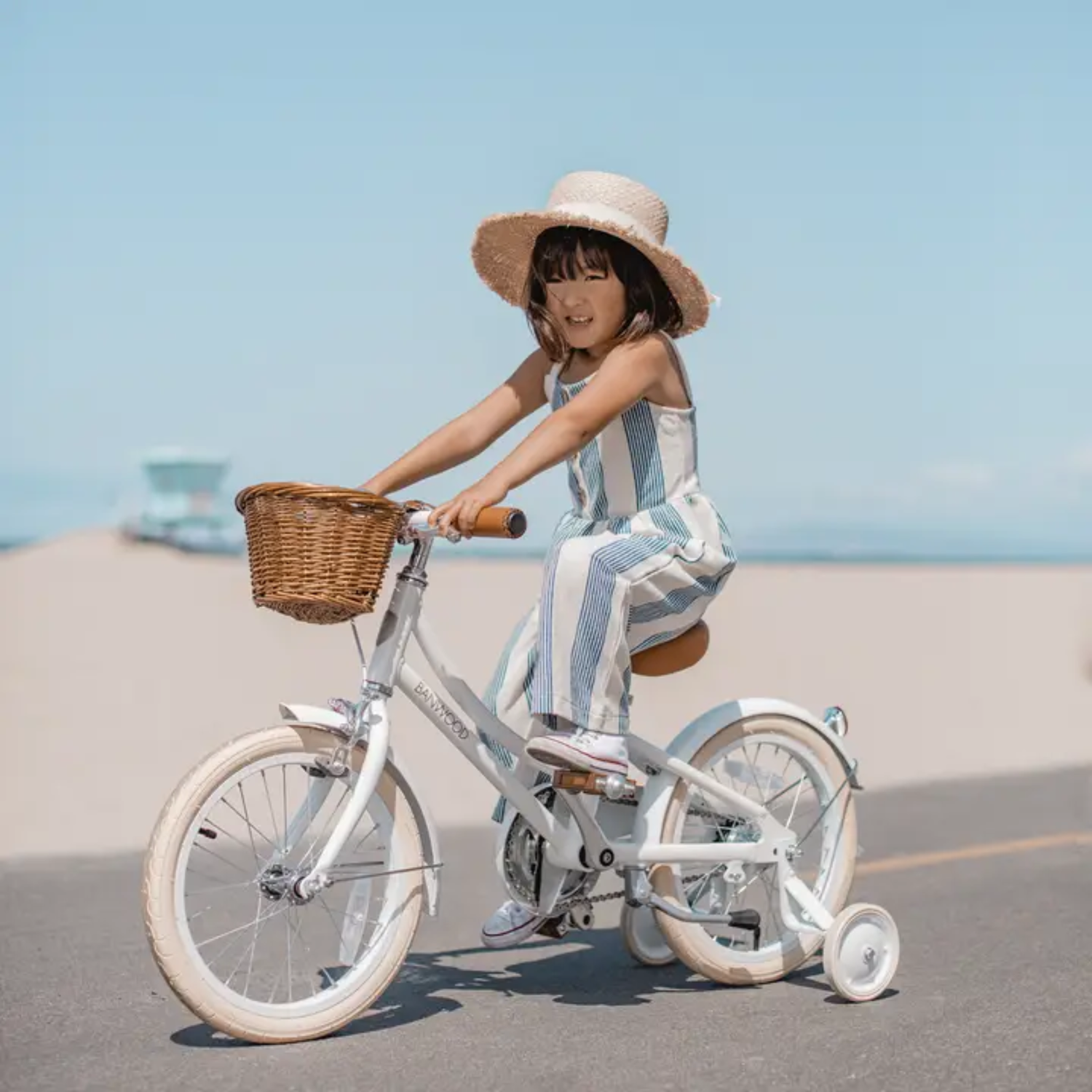 Dviratis su pedalais 16" - White