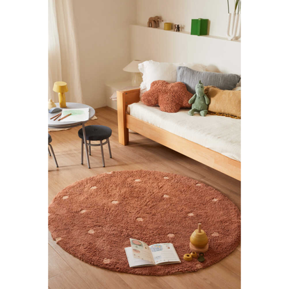 Kilimas Round Dot Chestnut