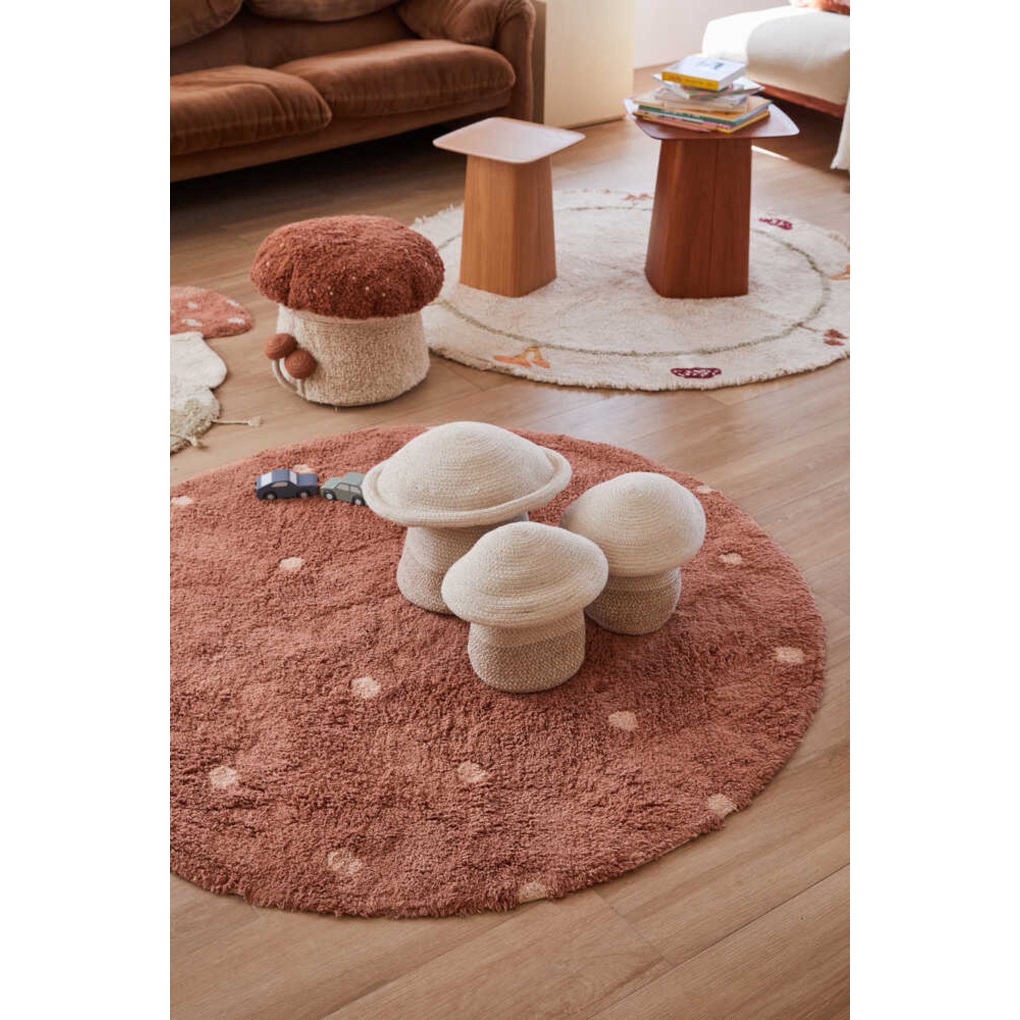 Kilimas Round Dot Chestnut