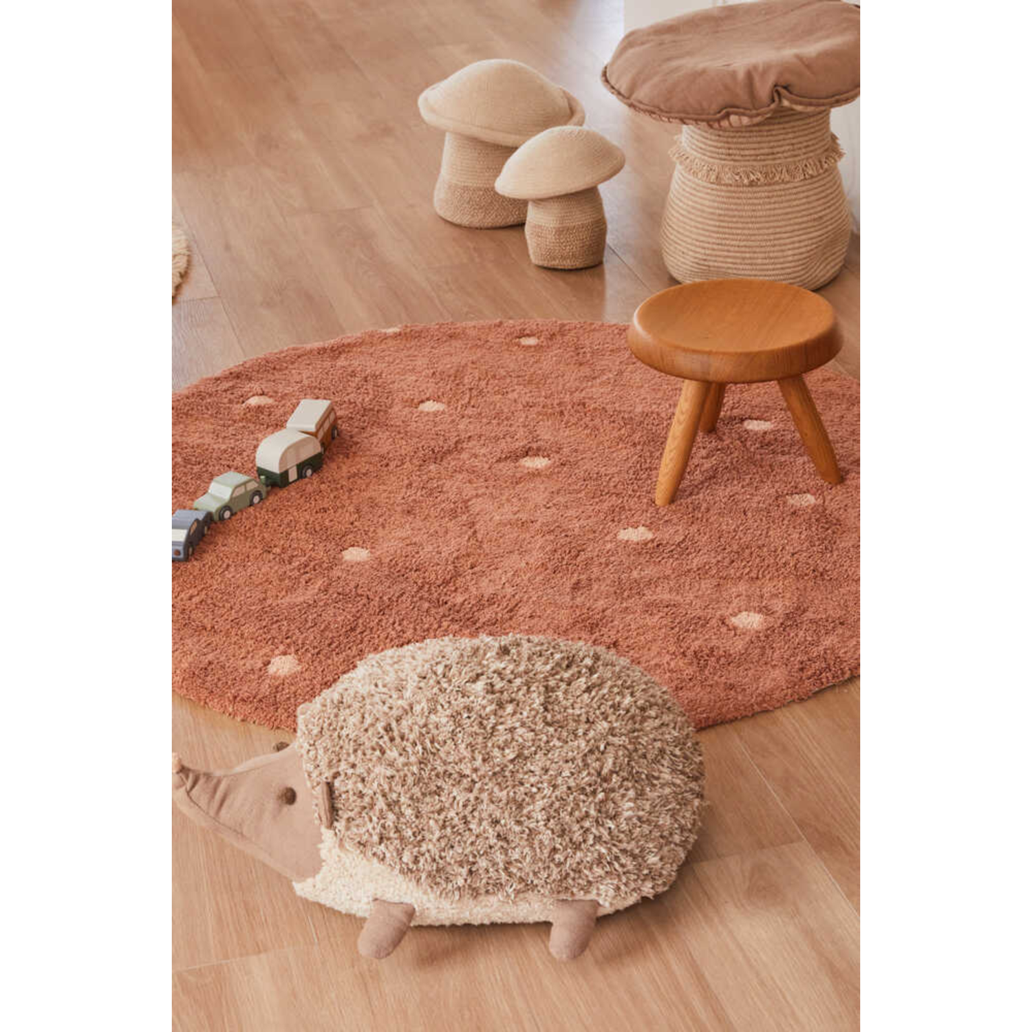 Kilimas Round Dot Chestnut