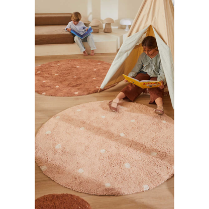 Kilimas Round Dot Rose