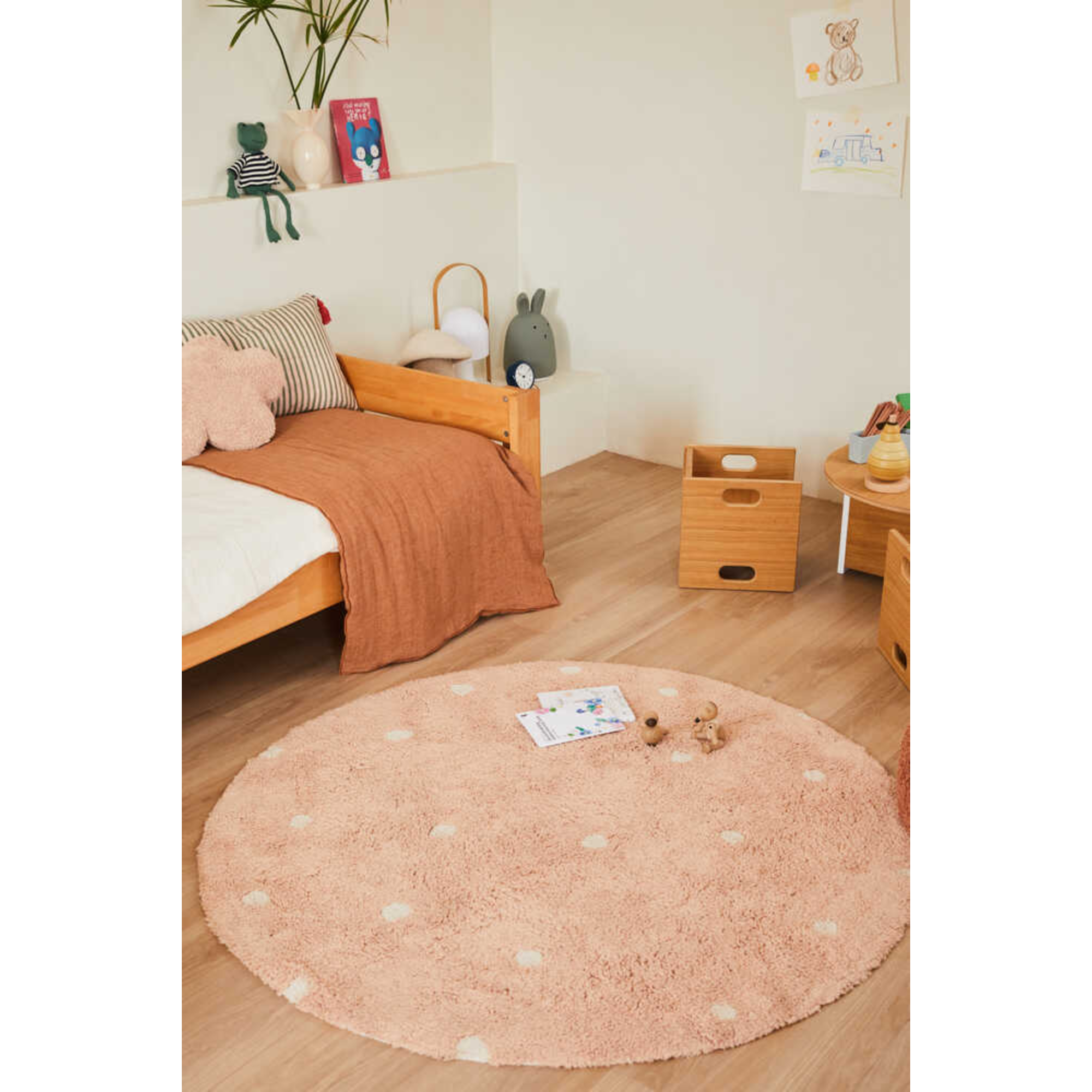 Kilimas Round Dot Rose