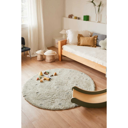 Kilimas Round Dot Blue Sage
