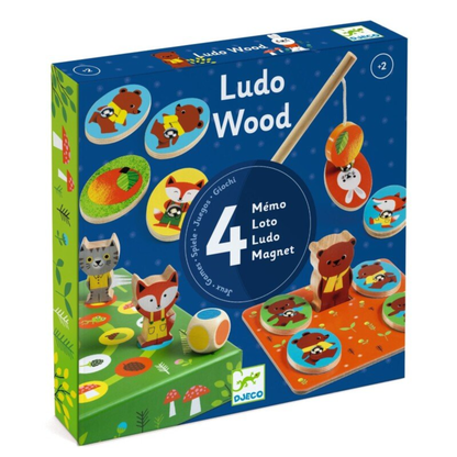 Medinis žaidimų rinkinys - Ludo Wood