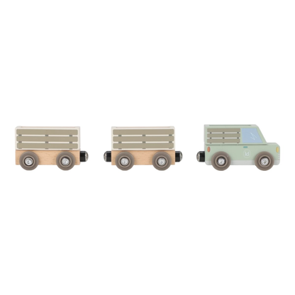 Little Farm Wooden Train Track