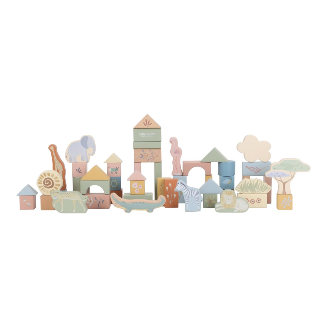 Little Dutch Wooden blocks Blue