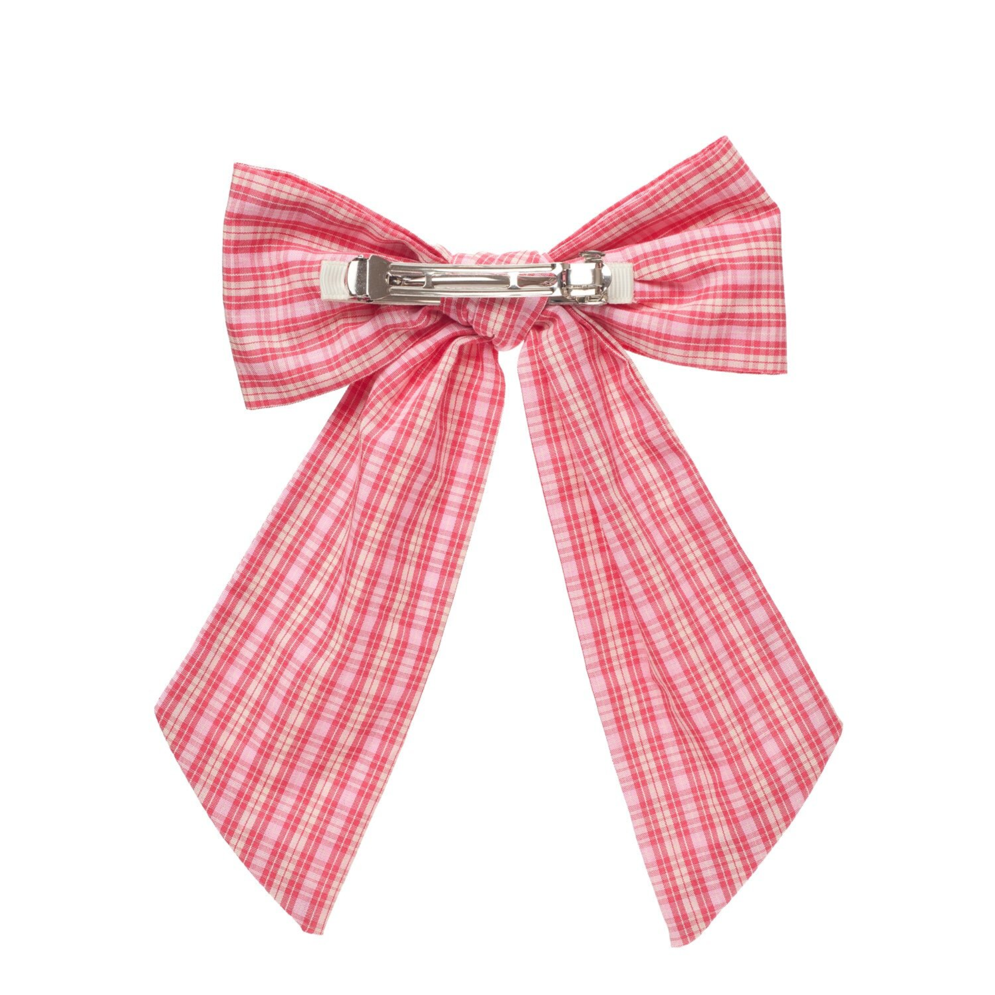 Plaukų segtukas - Plaid Oversized