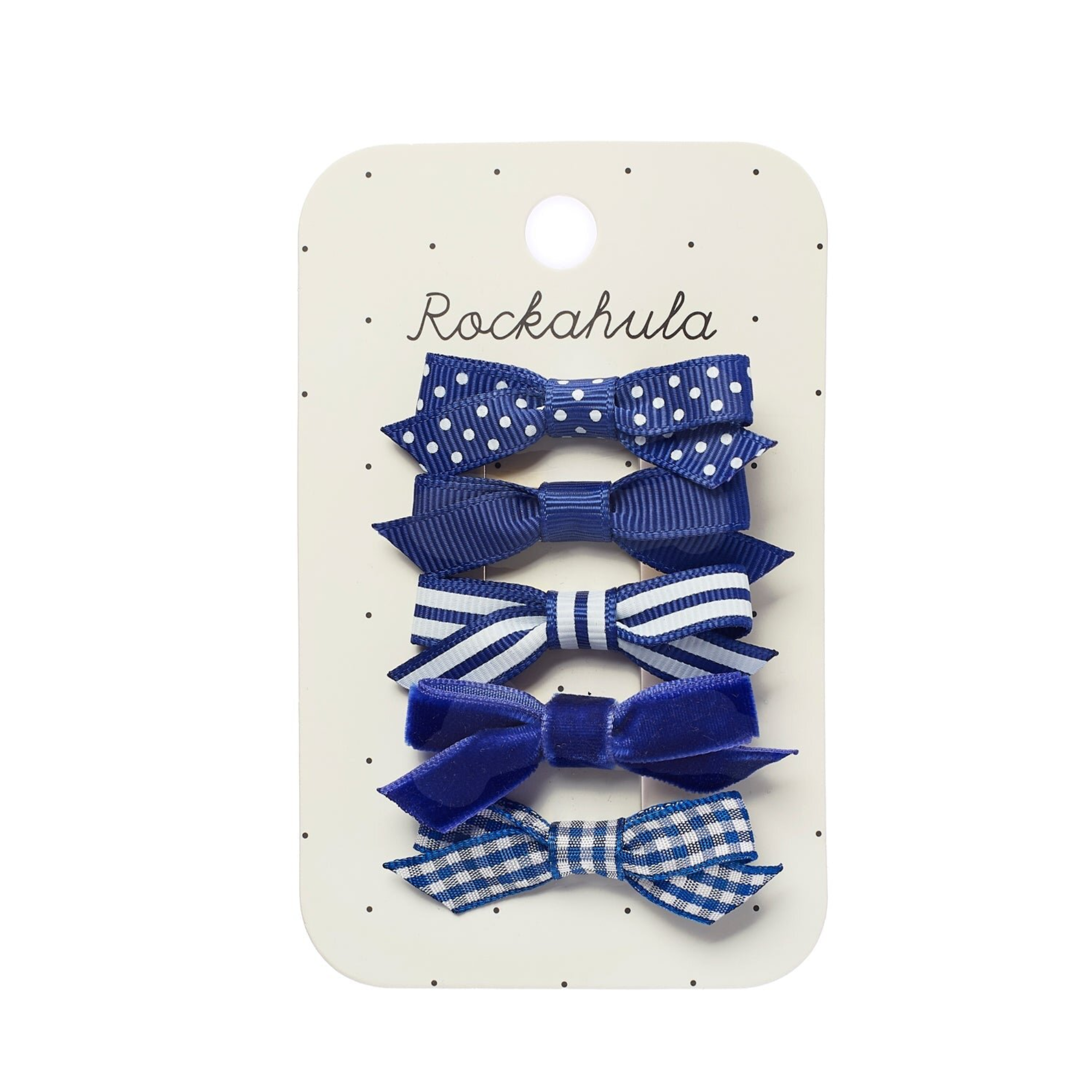 Plaukų segtukai - School Bow Blue