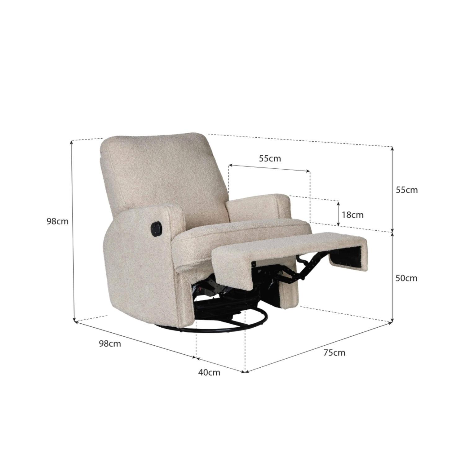 Baby lounger - Baby relax Sage