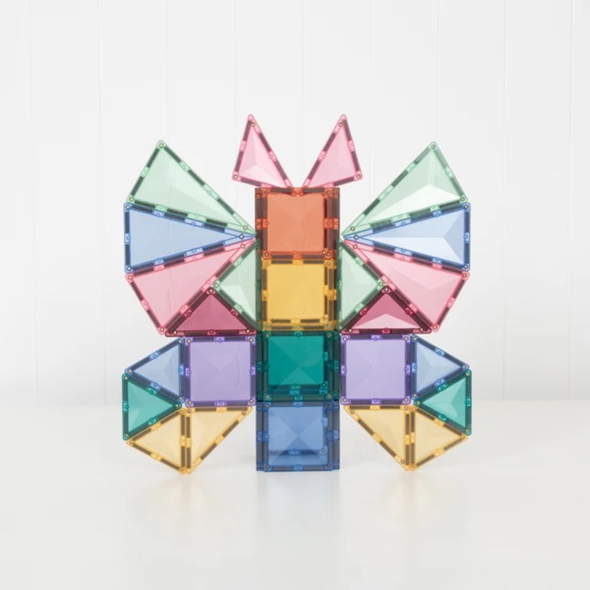 104 dalių magnetinis konstruktorius - Pastel Creative Pack