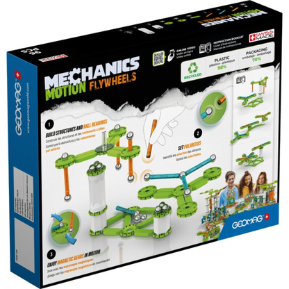 Magnetinis konstruktorius - Mechanics Motion - Flywheels