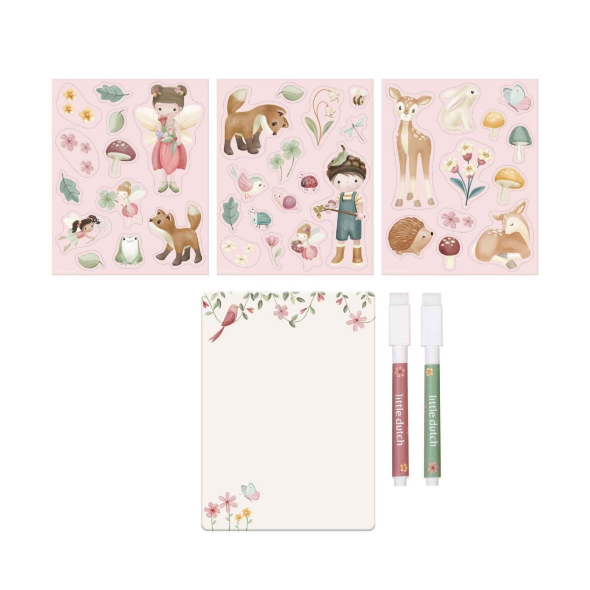 Magnetinis piešimo rinkinys - Rosa &amp; Fairy Garden