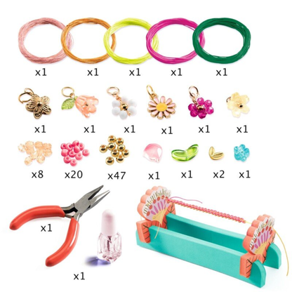 Macrame papuošalų kūrimo rinkinys - Pink