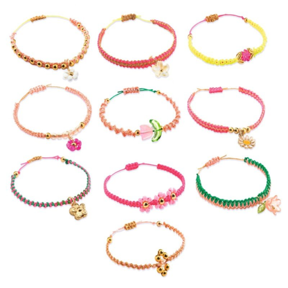 Macrame papuošalų kūrimo rinkinys - Pink