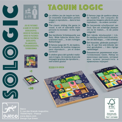 Loginis žaidimas - Taquin Logic