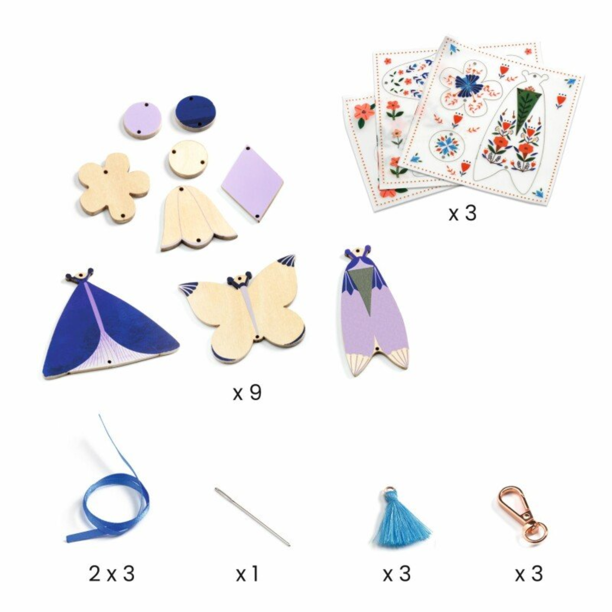 Pasidaryk pats - Bag charms - Butterflies
