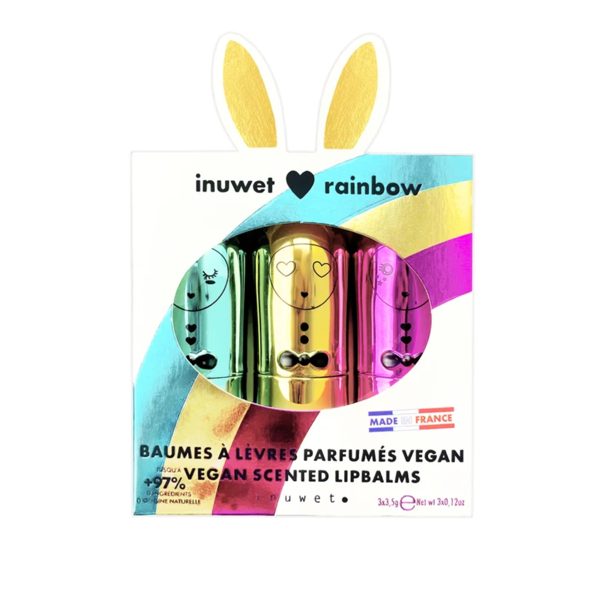 Kvapnių lūpų balzamų rinkinys - Rainbow