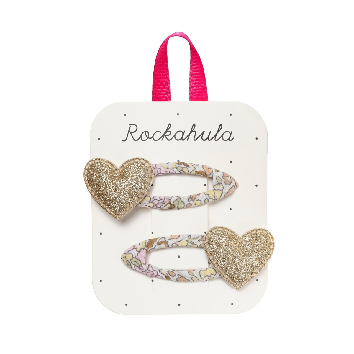 Plaukų segtukai - Fairytale Floral Heart