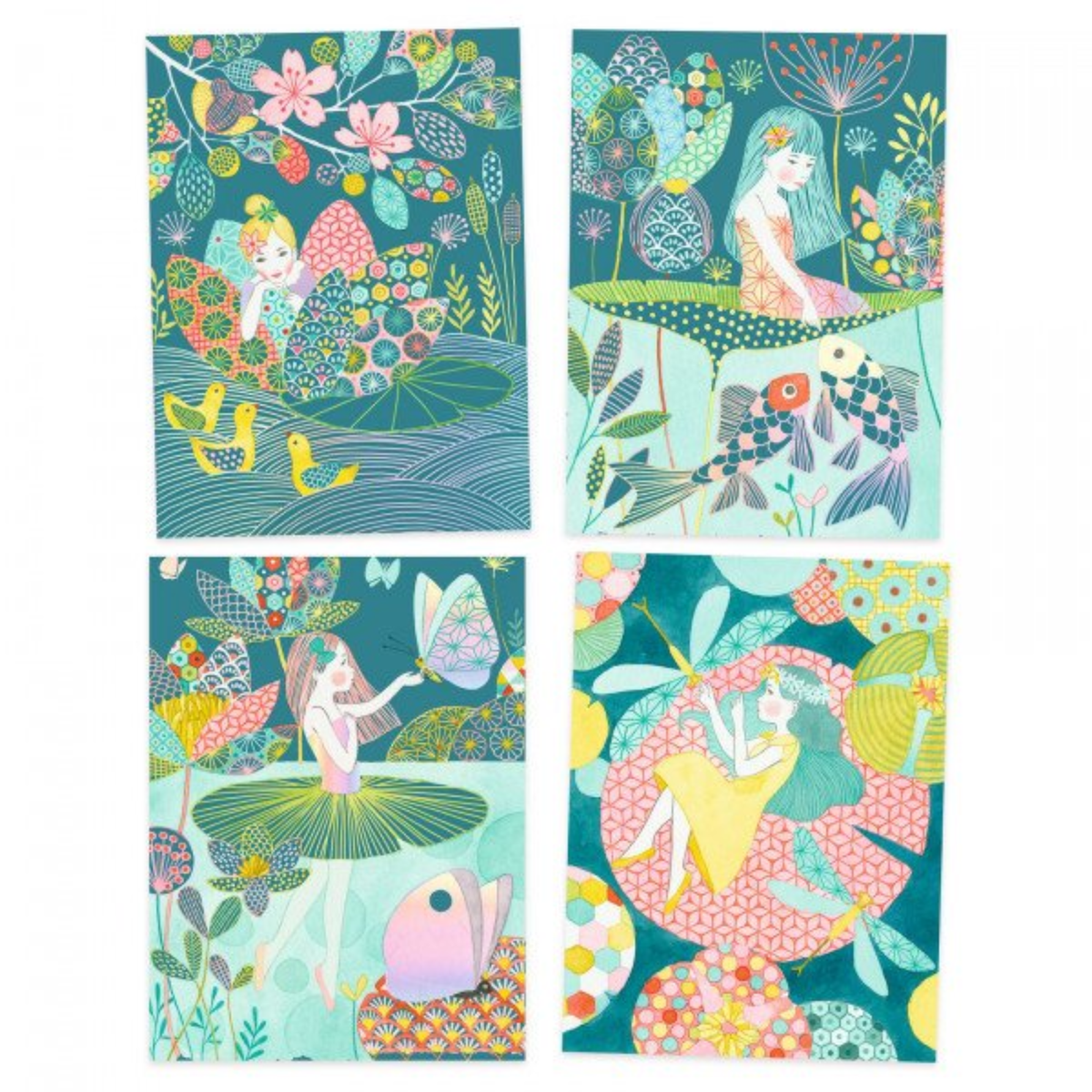 Nutrinamos kortelės - The pond