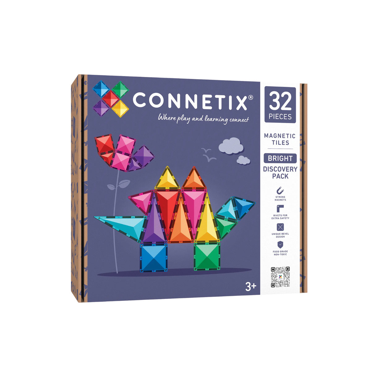 32 dalių magnetinis konstruktorius - Bright Discovery Pack