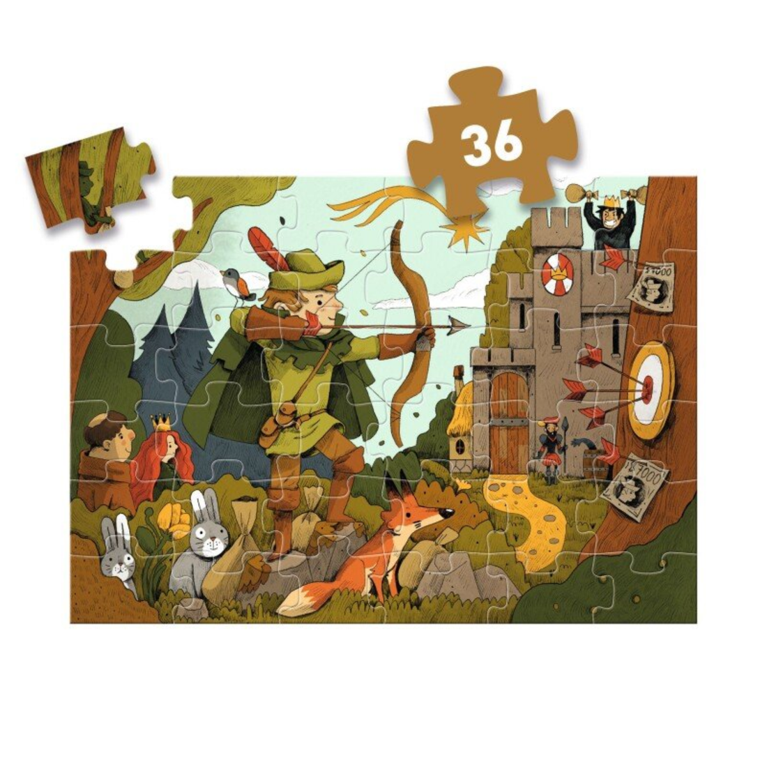 Silhouette puzzle - Fairy