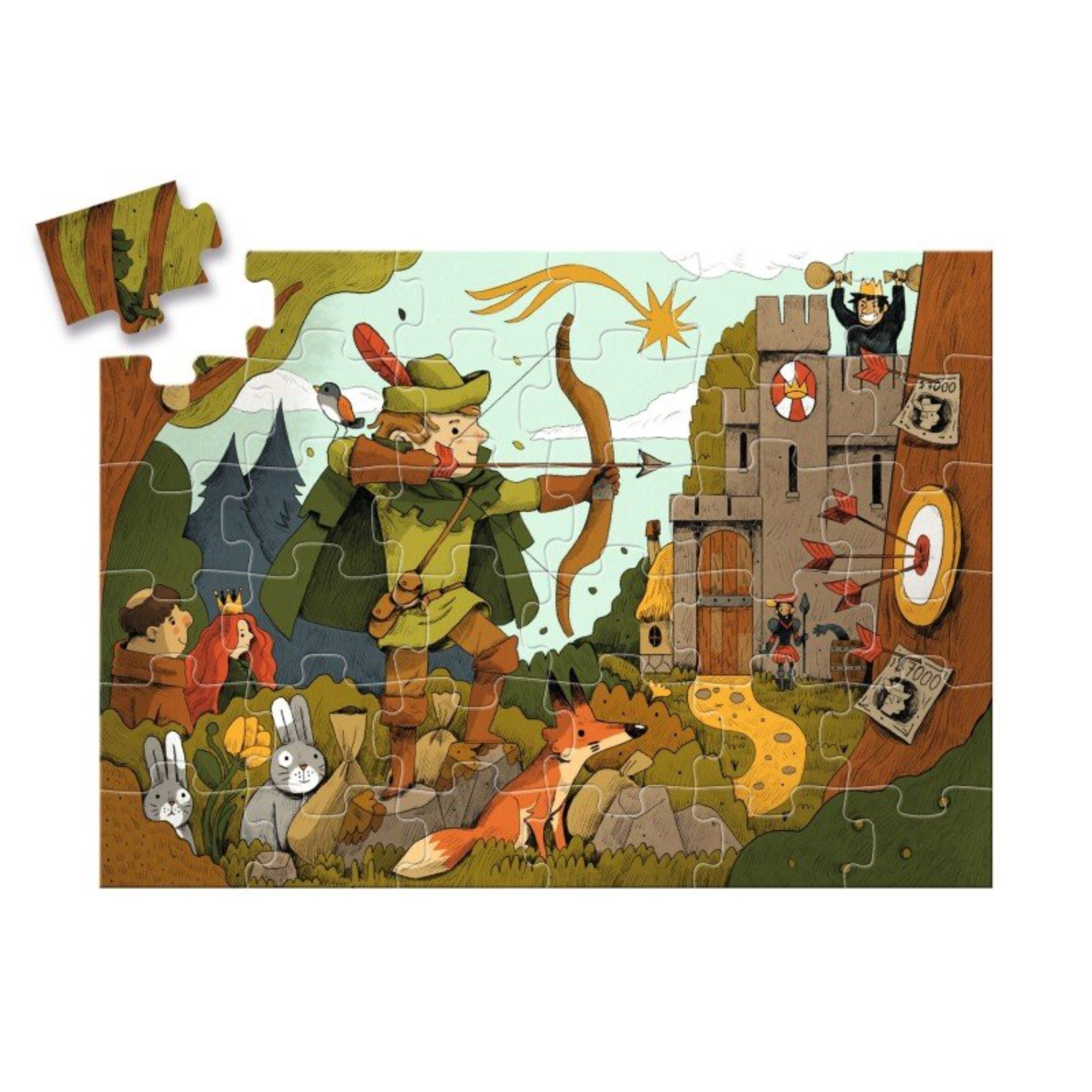 Silhouette puzzle - Fairy
