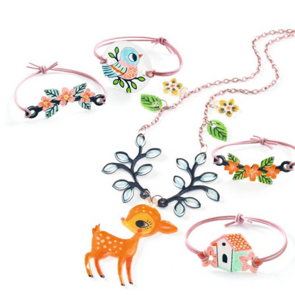 Pasidaryk pats - Shrink Plastic - The fawn and the bird