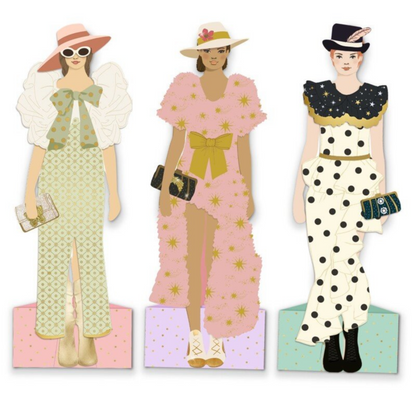 Popierinės lėlės - So chic wardrobe