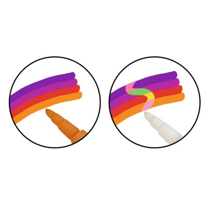 10 flomasteriai mažiesiems  - Magic Felt-tips