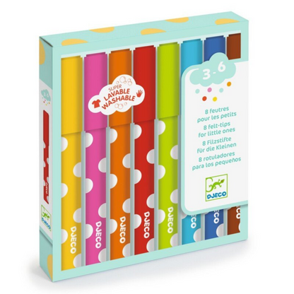 8 flomasteriai mažiesiems  - Felt-tips for little ones