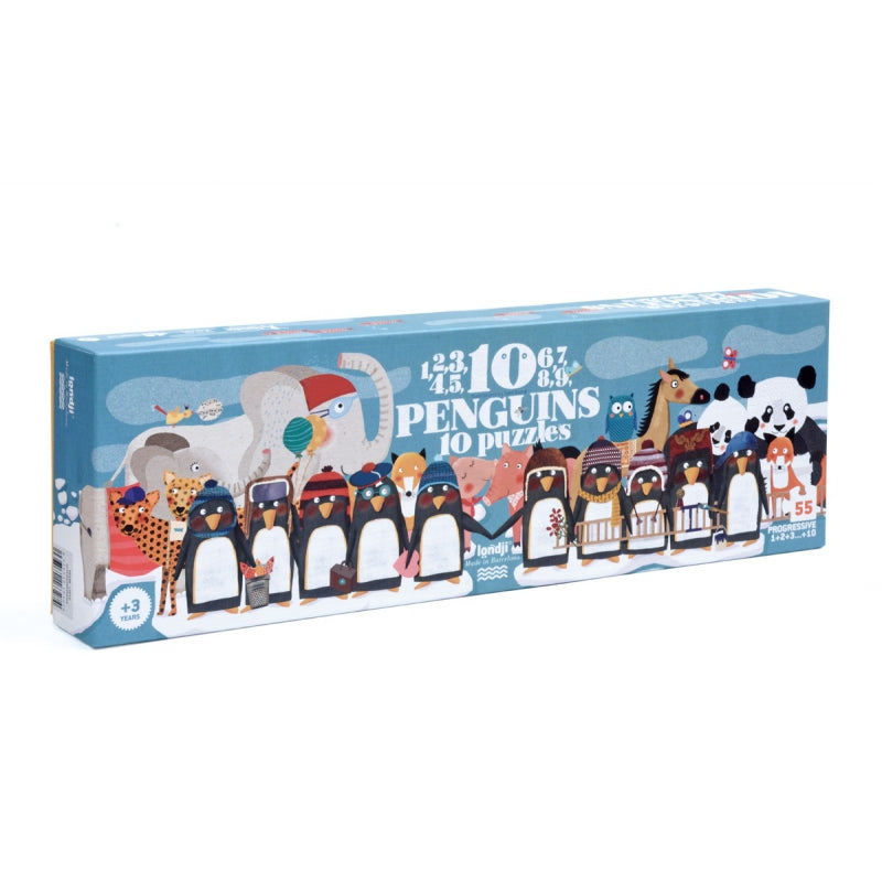 Dėlionė 10 Penguins