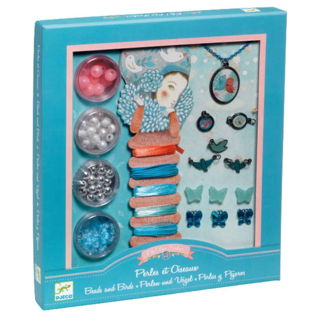 Aksesuarų vėrimo rinkinys - Beads and Birds - little-goose.com