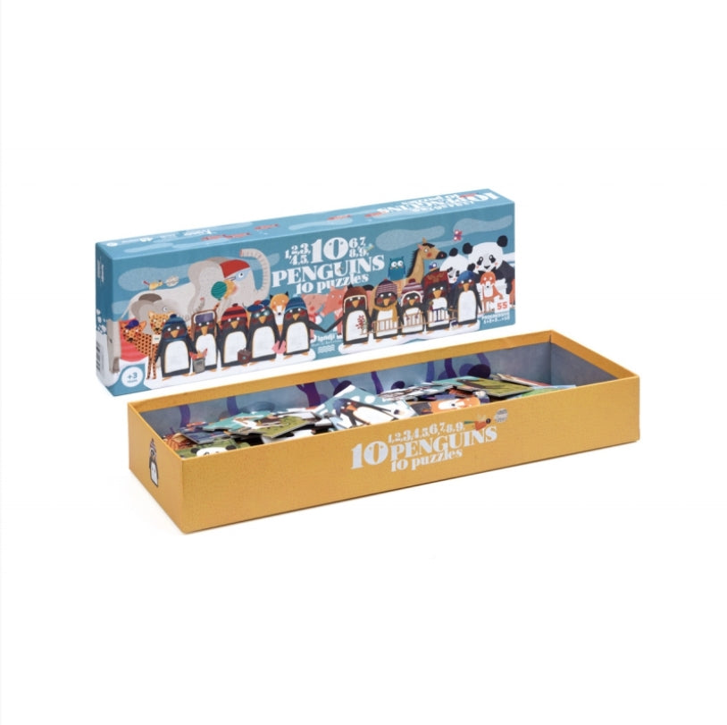 Londji Puzzle 10 Penguins