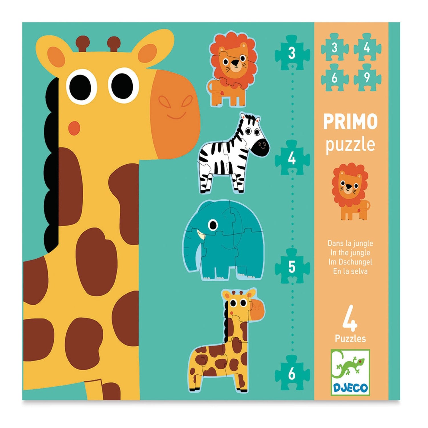 Djeco puzzle In the Jungle – - Main Image