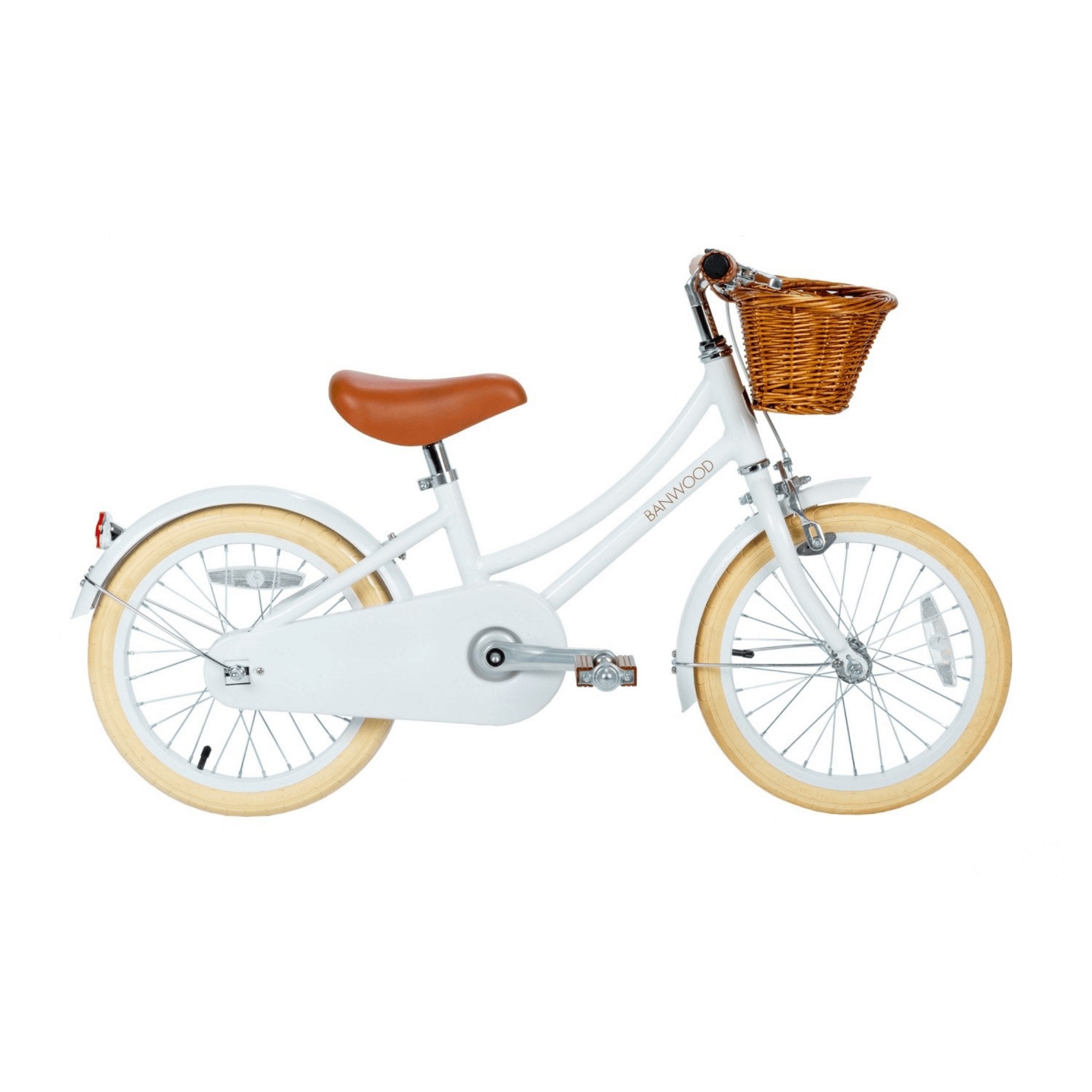 Dviratis su pedalais Classic White - little-goose.com