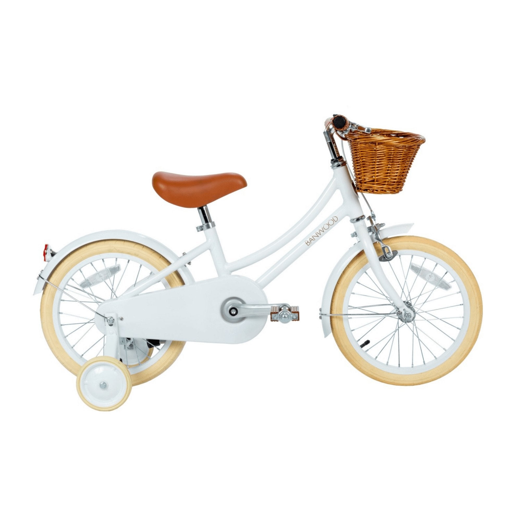 Dviratis su pedalais Classic White - little-goose.com