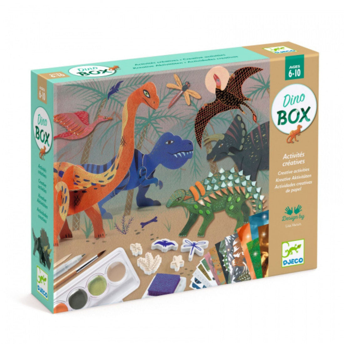 Įvairių darbelių rinkinys - Dino Box - little-goose.com