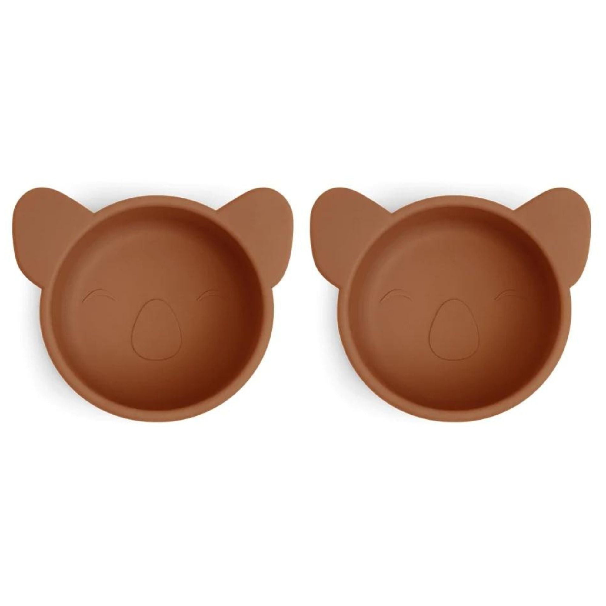 Koala silikoninių 2 dubenėlių rinkinys užkandžiams - Caramel Café - little-goose.com
