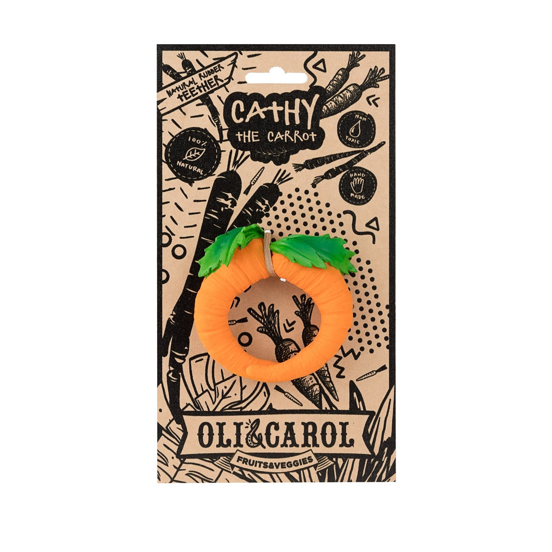 Kramtukas Cathy the Carrot - little-goose.com