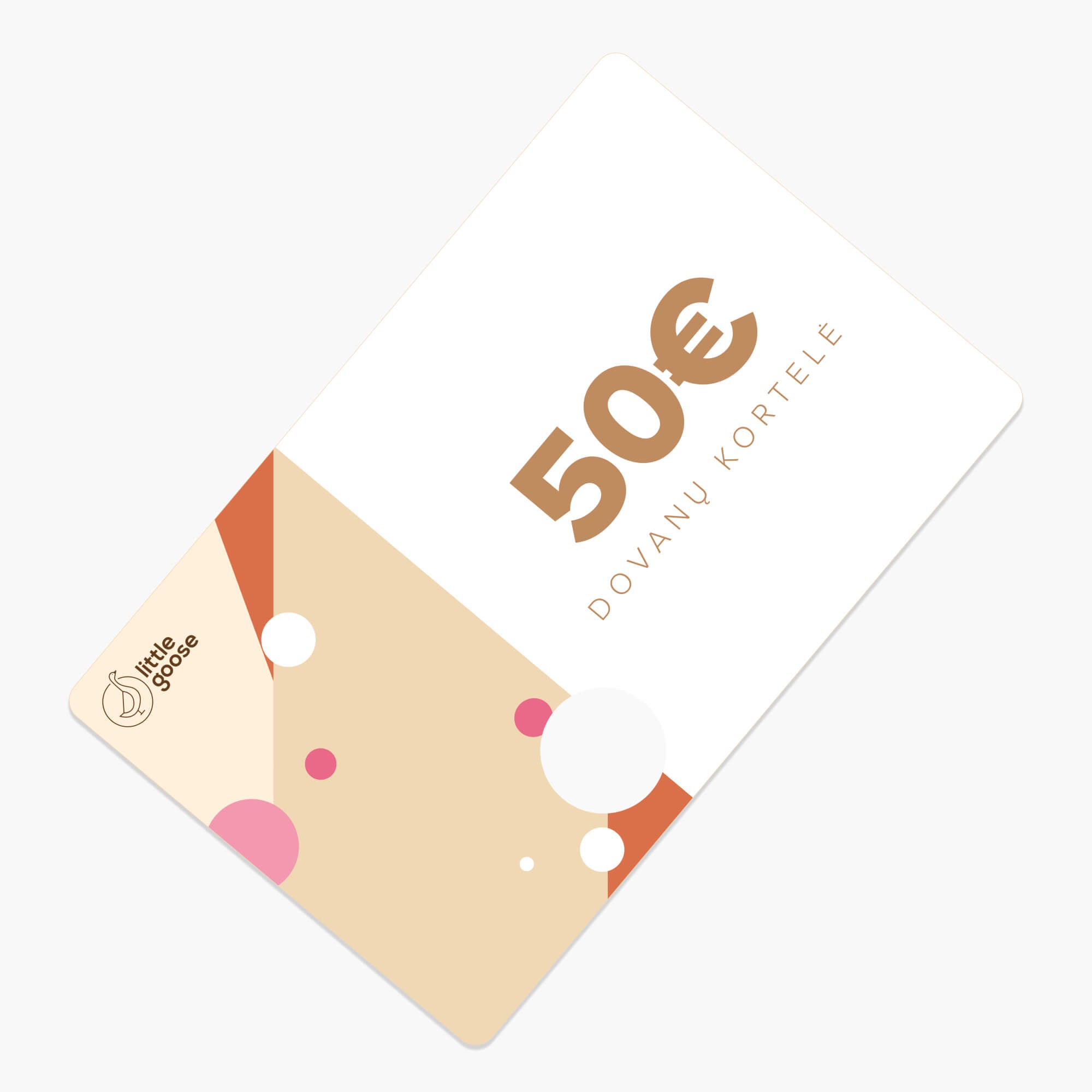Little Goose dovanų kortelė - €50.00 - little-goose.com