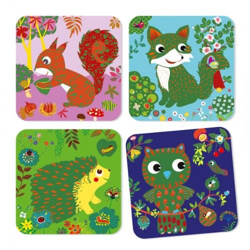 Nutrinamos kortelės - Country Creatures - little-goose.com