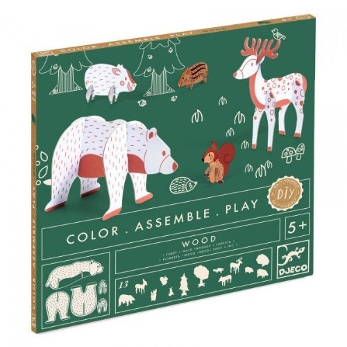 Pasidaryk pats - Miškas | Color-Assemble-Play - little-goose.com