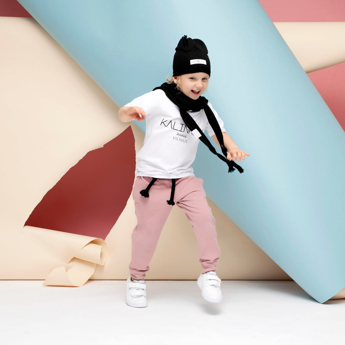 Robert Kalinkin kepurė Black - 1-2 metai - little-goose.com