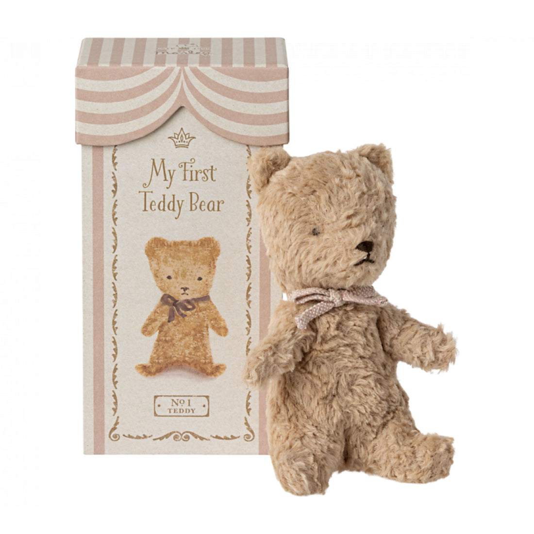 Maileg Teddy bear in a pink box