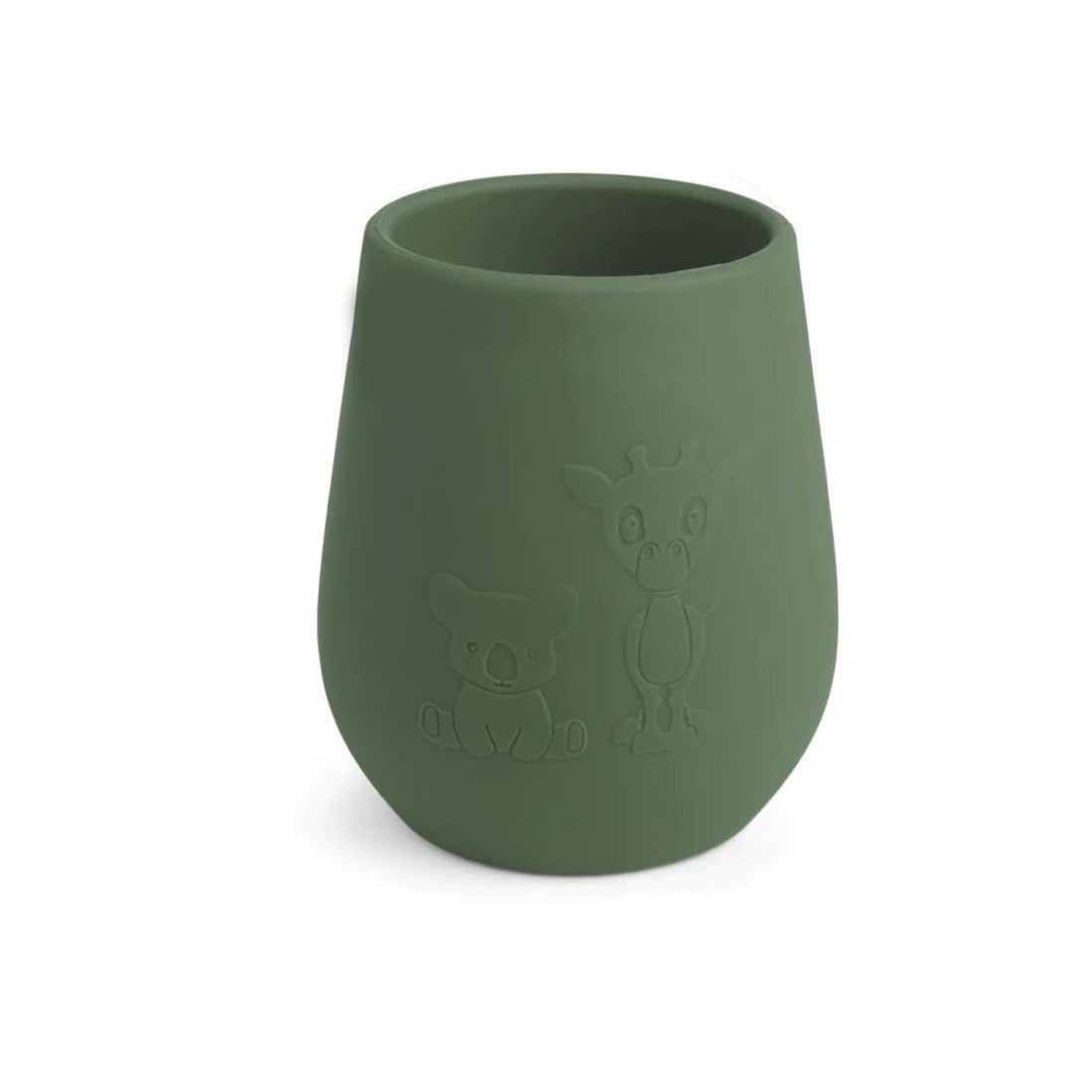 Silikoninis puodelis Kai - Dusty Green - little-goose.com